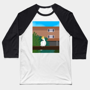 Balcony Cockatoo 2 Baseball T-Shirt